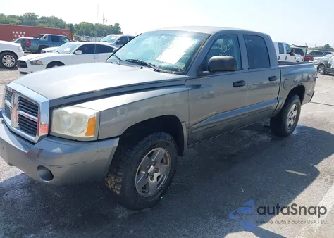 2005 Dodge Dakota Slt из США, поврежденный, VIN 1D7HW48N35S134754